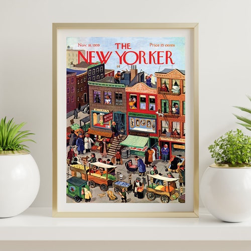 The New Yorker Magazine Cover art by J. J. Sempé. March - Etsy