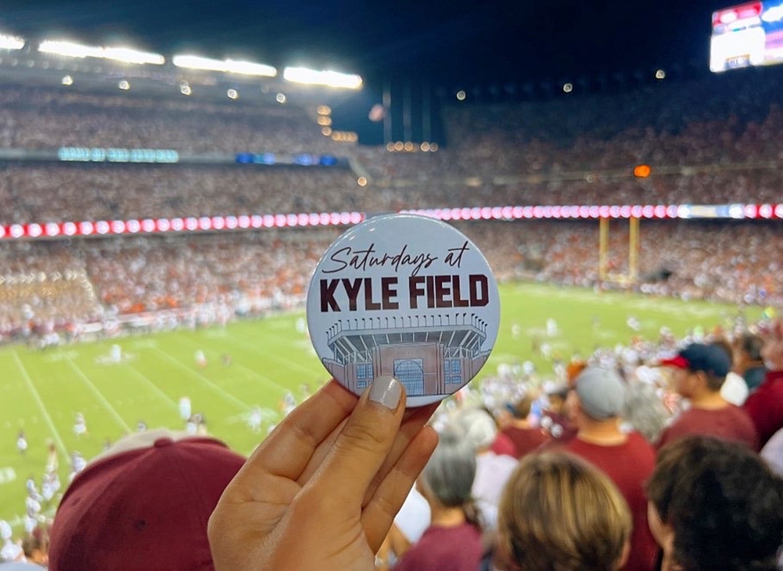 TEXAS A&M Maroon Game Day Tailgate Buttons | Game Day Pins | College ...