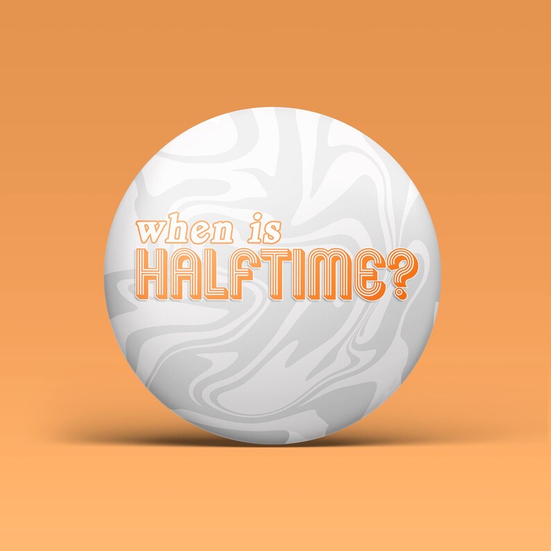 Orange Game Day Tailgate Buttons | Game Day Pins | College Football ...