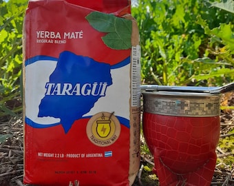 Taragüí Yerba Mate (1kg) Natural Loose-Leaf Tea/Health Argentine Drink, Amazing Health Benefits (Free Worldwide Delivery).