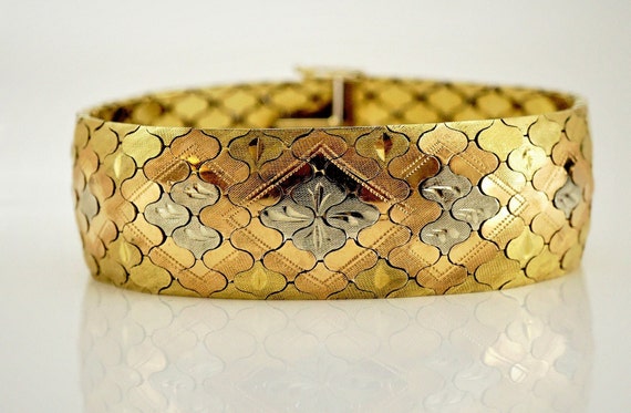 １８金　イタリアンジュエリーバングル 直径約10cm gstv イタリアンバングル 18金 18金イタリアンジュエリーバングル 直径約