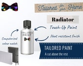 Radiator Touch Up Paint Bottle - Tailored Paint - Heat Resistant - White Radiator Paint - Black Radiator Paint - Anthracite Grey Radiator