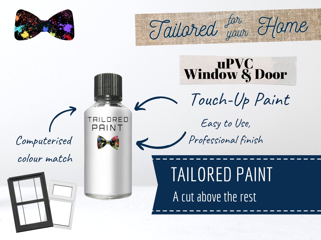 Upvc Window and Door Touch up Paint Bottle Tailored Paint Etsy