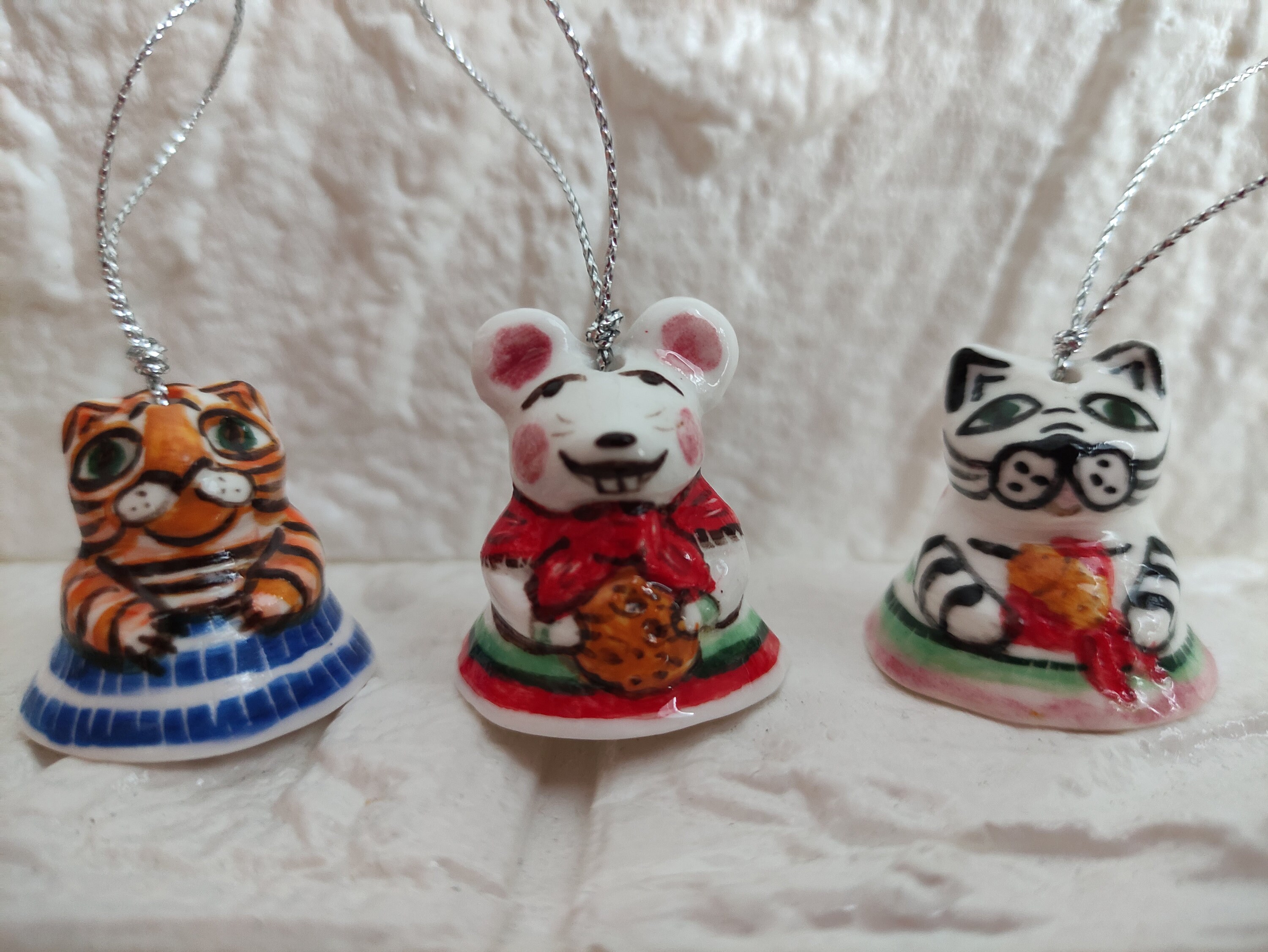 Unique Handmade Ceramic Set of 9 Bells. Hanging Ceramic Bells. Etsy