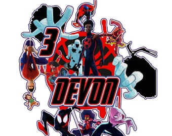 Adorno para tarta definitivo de Across the Spider-Verse