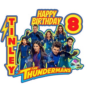 The Thundermans Cake Toppers *NEW DESIGN AVAILABLE*