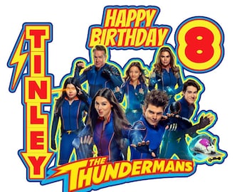 Decorazioni per torte dei Thundermans *NUOVO DESIGN DISPONIBILE*