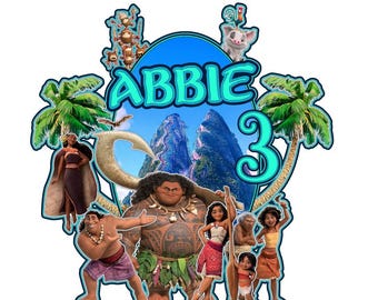 Moana 2 'Ultimate' Cake Topper