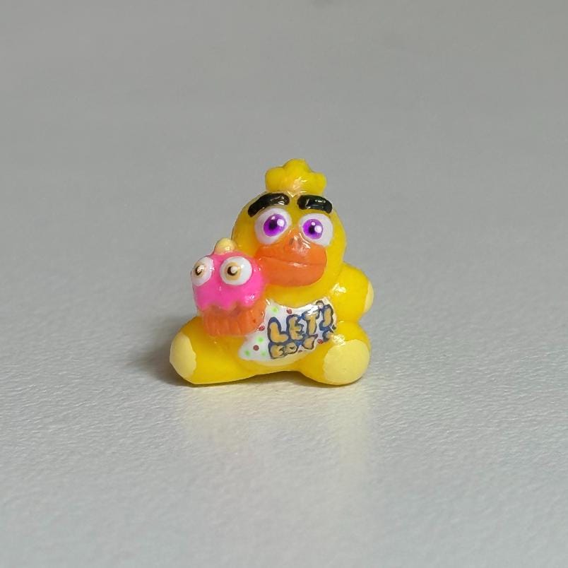 Chica Plush Figurine/Fishhook Earrings/Clip-On Earrings/Necklace/Keychain/Ornament
