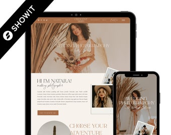 Showit Website Template, Photographer website template, Showit Website Template for Photographer, Photography Website, Showit Website Design