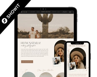 Showit Website Template, Photographer website template, Showit Website Template for Photographer, Photography Website, Showit Website Design