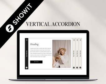 Accordion Showit Template, Showit Website Template, FAQ Add-On Canvas, Showit Template for Photographer, FAQ Add-On, Drop-Down