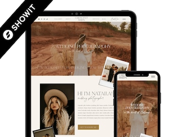 Showit Website Template, Photographer website template, Showit Website Template for Photographer, Photography Website, Showit Website Design