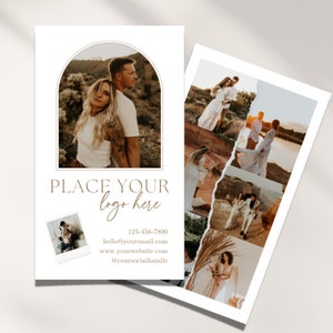 Fotografie Visitenkarte Vorlage, Fotograf Visitenkarte bearbeitbare Canva Vorlage