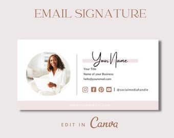 Sjabloon voor e-mailhandtekeningen | E-mailmarketing | Branding voor kleine bedrijven | Notarismarketing | E-mailsjabloon | Vastgoedmarketing