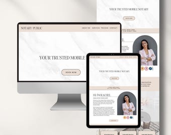 Notary Website, Notary Landing page, Notary Marketing, Loan Signing Agent Marketing, Notary Web Design, Remote Online Notary, Mobile Notary