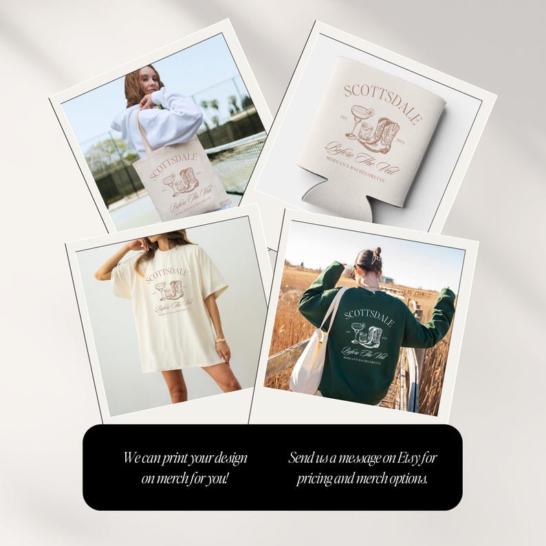 Cowgirl Bachelorette Logo Scottsdale Bachelorette Shirt Design Western Bach Template PNG Cowgirl Social Club Editable Canva Template Design