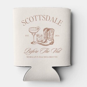 Cowgirl Bachelorette Logo Scottsdale Bachelorette Shirt Design Western Bach Template PNG Cowgirl Social Club Editable Canva Template Design