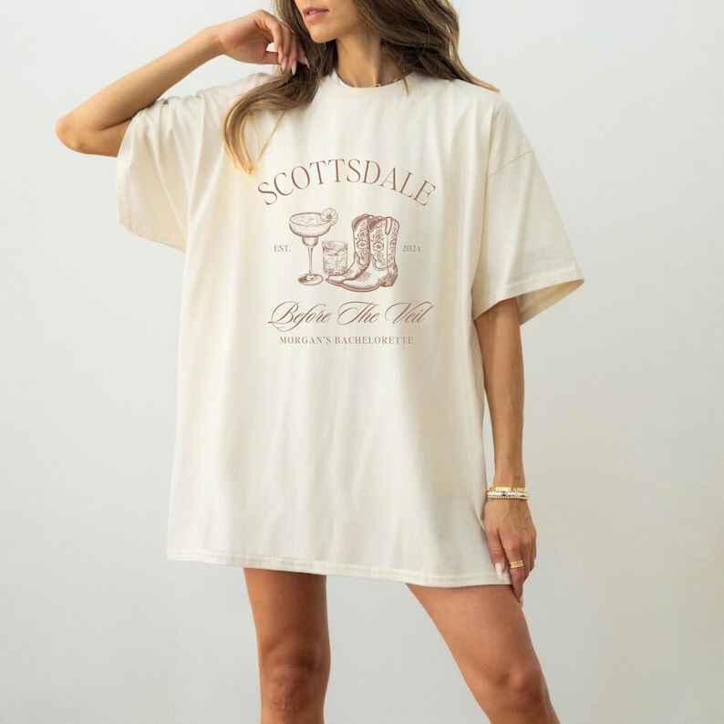Cowgirl Bachelorette Logo Scottsdale Bachelorette Shirt Design Western Bach Template PNG Cowgirl Social Club Editable Canva Template Design