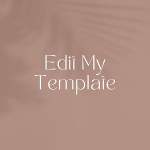 Edit My Template, Add-on Edit