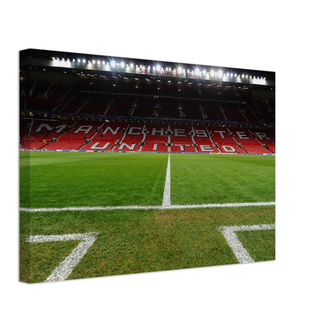 Manchester United Ground Canvas Football Canvas Wall Art Etsy