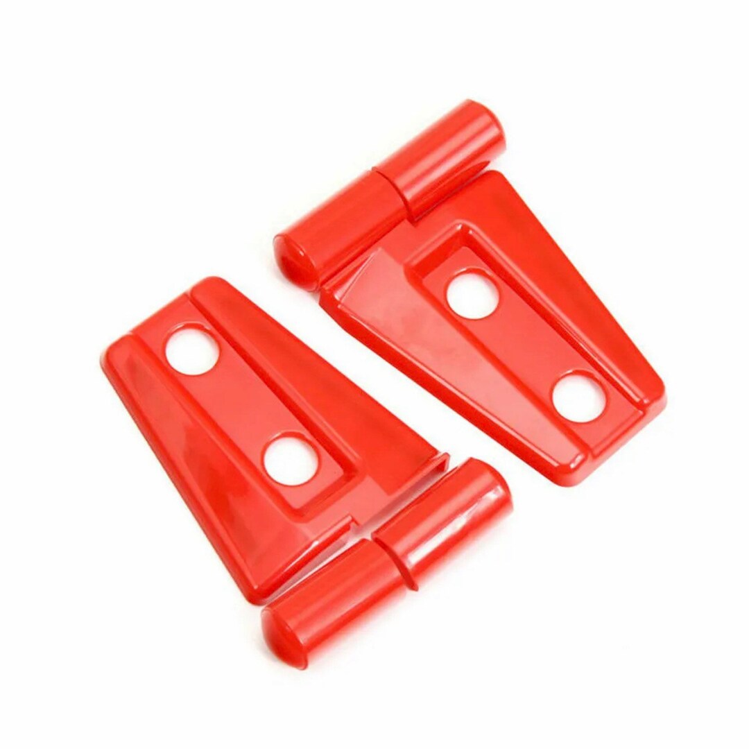 Custom Painted Red Exterior Hood Hinge Cover Trim for Jeep Wrangler JK