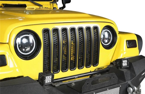 Jeep tj grill cover deals