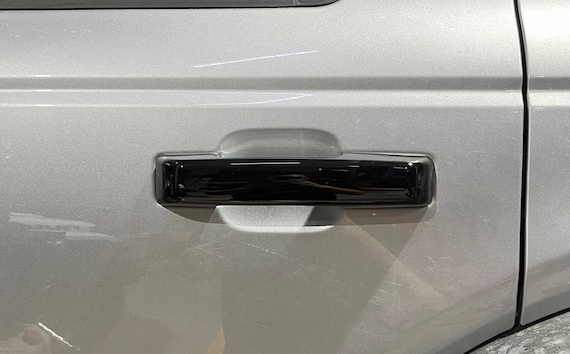 Custom Painted Ford Bronco Gloss Black Exterior Door Handle Cover Molding  Trim for Ford Bronco 21-23 