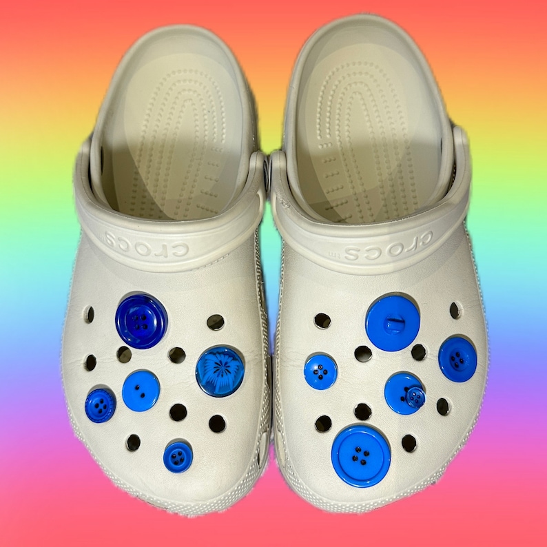 Clearancecroc Charm Rainbow Buttons Unique Jibbitz, Croc Jibbitz Set of