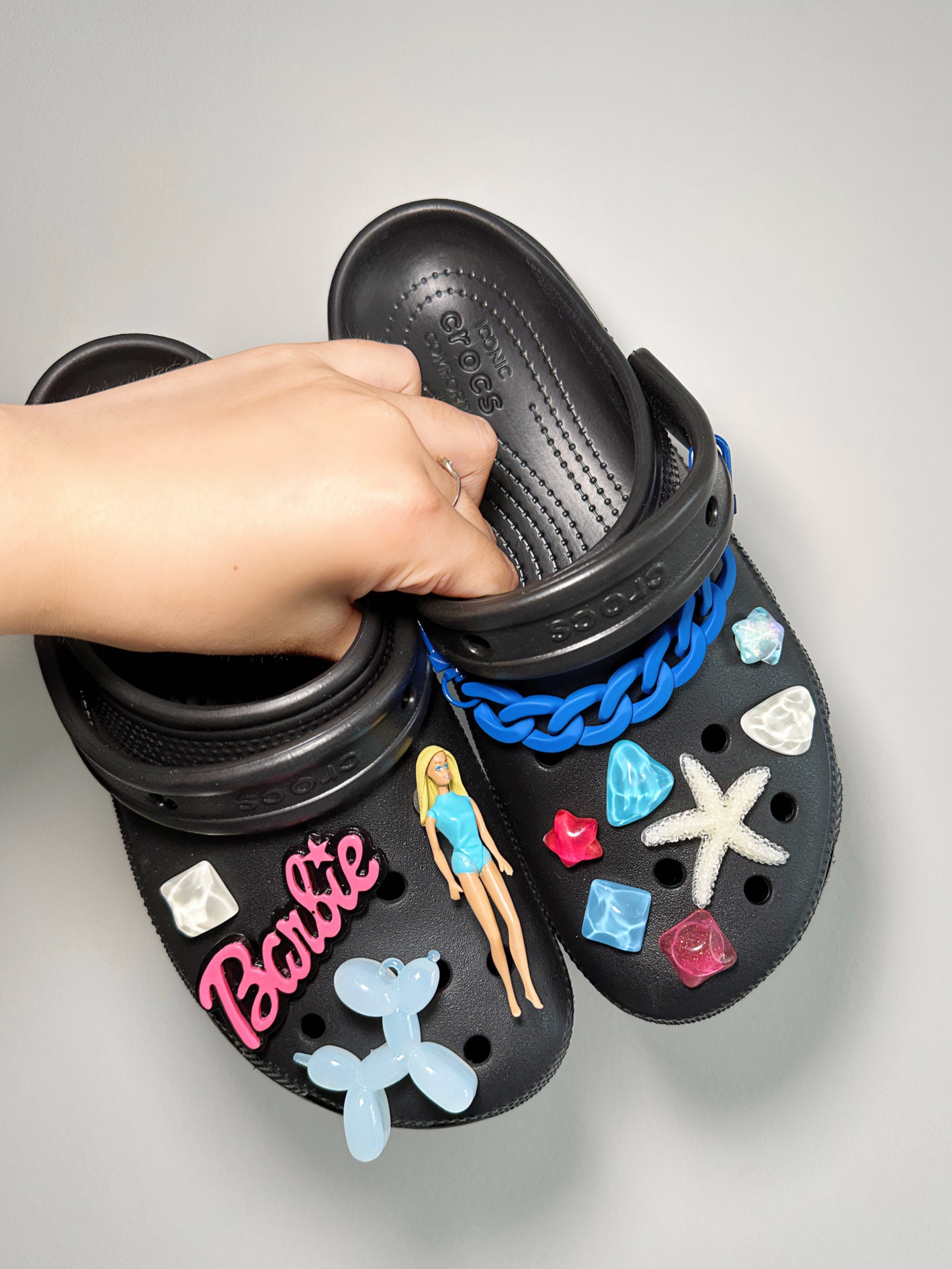 Barbie Barbie Croc Charm Barbie Jibbitz Pinky Barbie Etsy