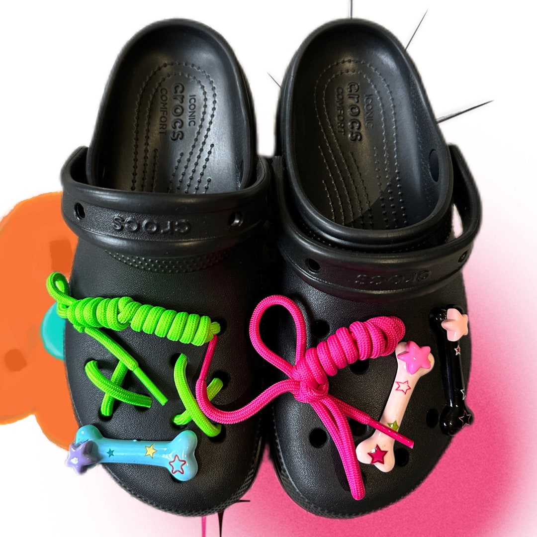 Croc Decorations Shoelaces for Croc Shoes Jibbitz Personalize Your Styles of Croc croc Charm Etsy UK