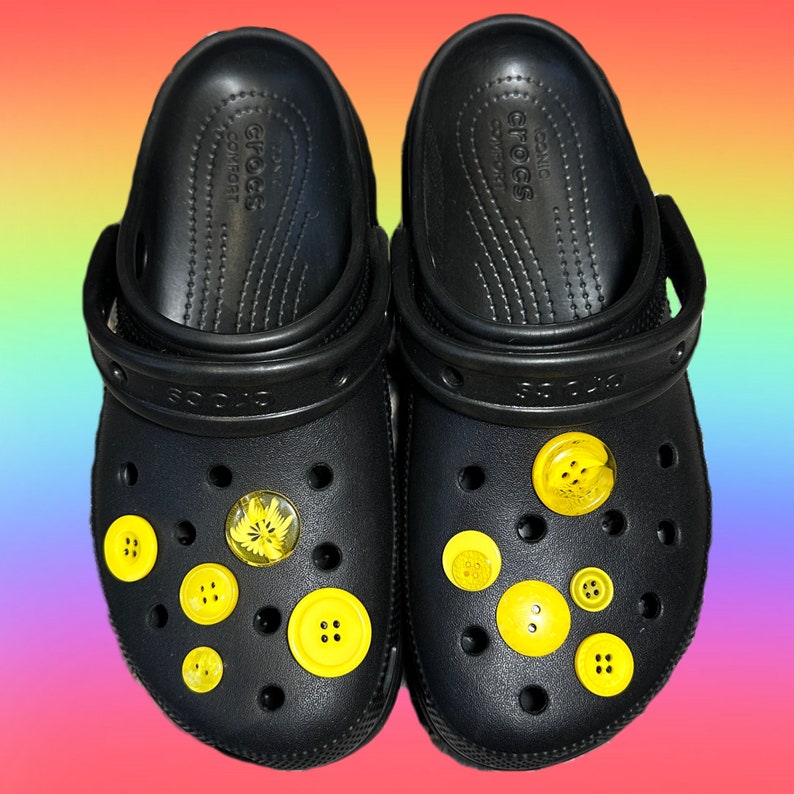 Clearancecroc Charm Rainbow Buttons Unique Jibbitz, Croc Jibbitz Set of