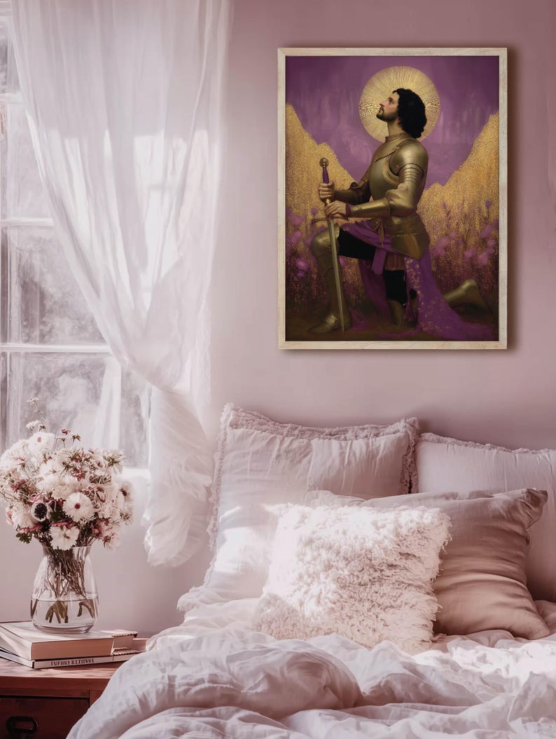 St. Ignatius of Loyola Print, Catholic Warrior Saint Wall Art ...