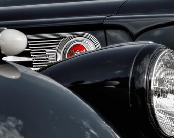 Packard-koplampembleemdetail