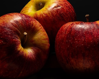 Téléchargement numérique d'art mural nature morte Fuji pommes