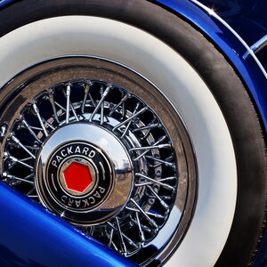1931 Blue Packard Eighth Series Standard Eight | Wall Art | Photo | Digital Download | Car Collector