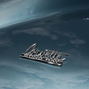 1963 Chevrolet Corvette Sting Ray Emblem | Photo Digital Download | Wall Art | Collector
