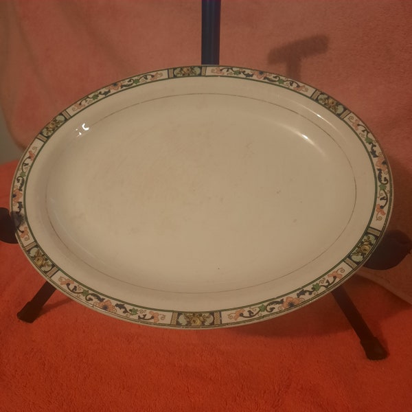 Vintage Derwood W S George Platter marked 197B