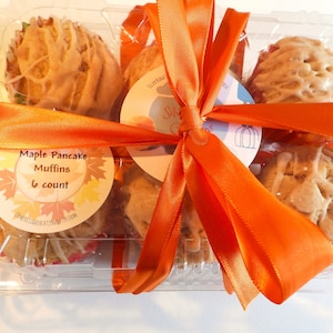 Maple Pancake Muffins, Vermont Maple syrup, baked goods, pastries, fall treats, breakfast muffins, breads, homemade, pancakes, sweet treats