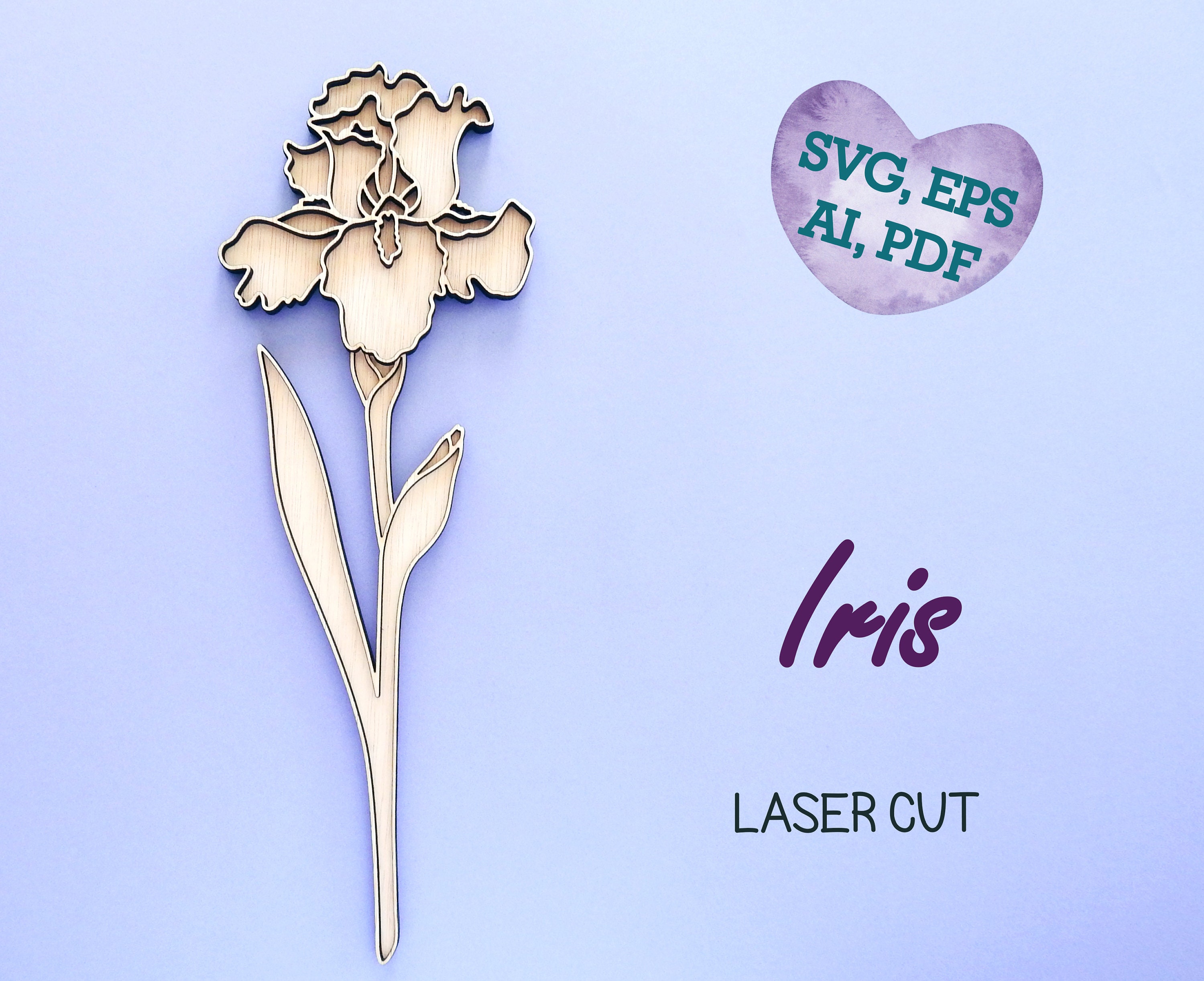 Rouleau d'autocollants décoratifs Iris Flower Invited ing Journal, rouleau  de ruban adhésif Washi violet, nouveau
