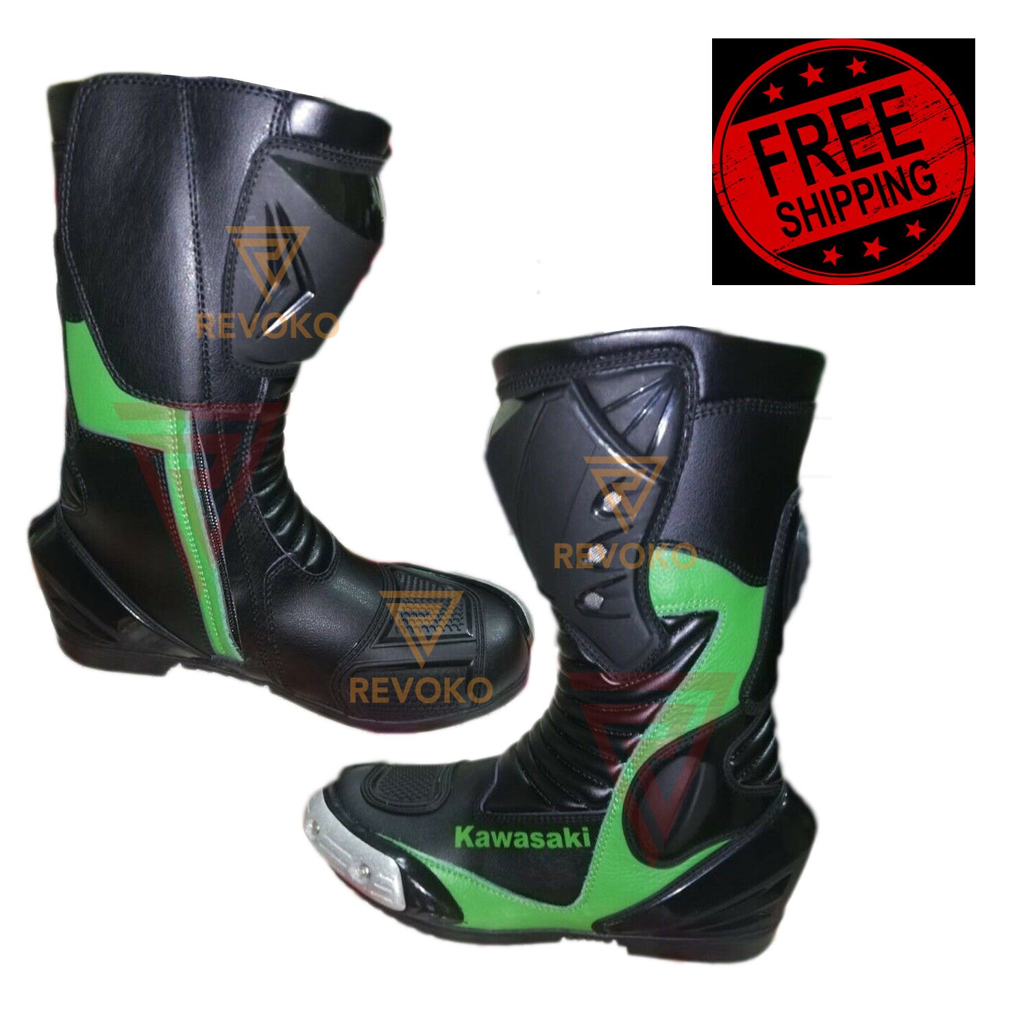 Kawasaki Top Quality Motorcycle Boots 