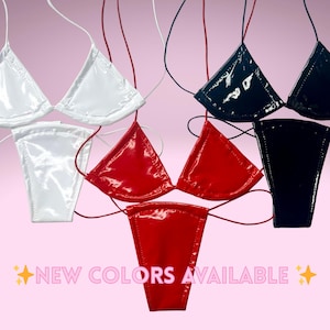 Latex Tie-Able Extreme Microkini | Exotic Dancewear