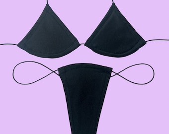 Basic TIE-ABLE Extreme Microkini | Exotic Dancewear string bikini