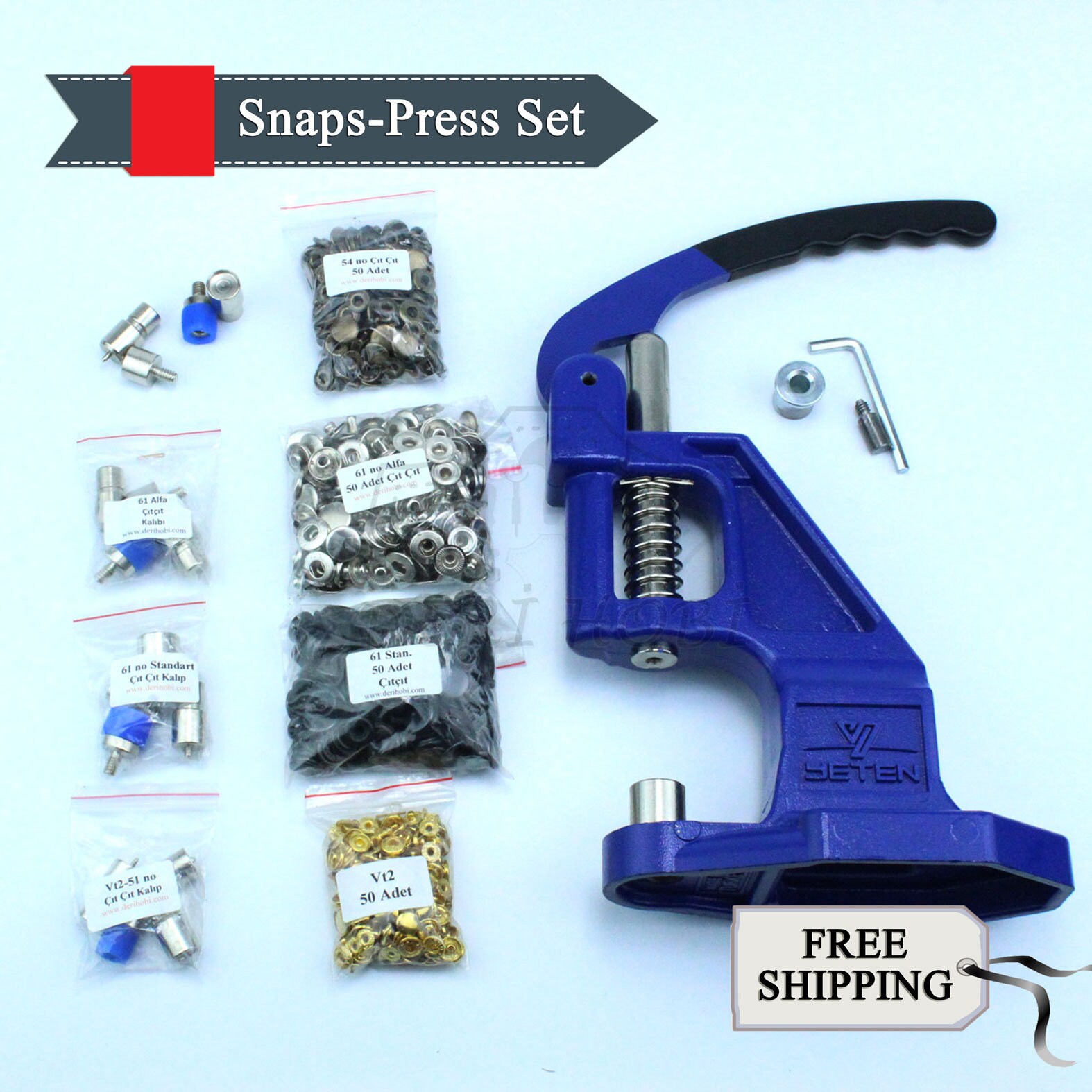 4 Snaps Hand Press Set Manual Hand Press Machine Snap Dies Etsy