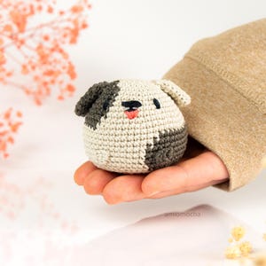 Patron de chien au crochet PDF, Patron de chiot Amigurumi facile pour débutants, Crochet de peluche pour chien mignon, Peluche chien, Patron de jouet au crochet