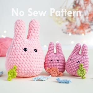 No Sew Rabbit Crochet Pattern: Mokke Anime Plushie (PDF Pattern)