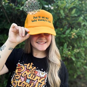 Put it on my _’s tab - trucker hat - foam trucker - husbands tab - boyfriends tab - put it on my husbands tab - foam truck hat - hubby -wife