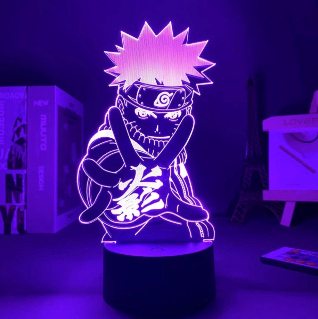 Uzumaki Naruto Lampe Led 3D