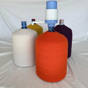 Water Bottle Cover, Carboy Cover, Water Jar Cover, Dispenser Cover, Carboy Sleeve, 5 Gallon Bottle Cover, Water Bottle Sleeve, Kitchen Decor