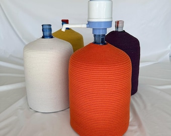 Water Bottle Cover, Carboy Cover, Water Jar Cover, Dispenser Cover, Carboy Sleeve, 5 Gallon Bottle Cover, Water Bottle Sleeve, Kitchen Decor